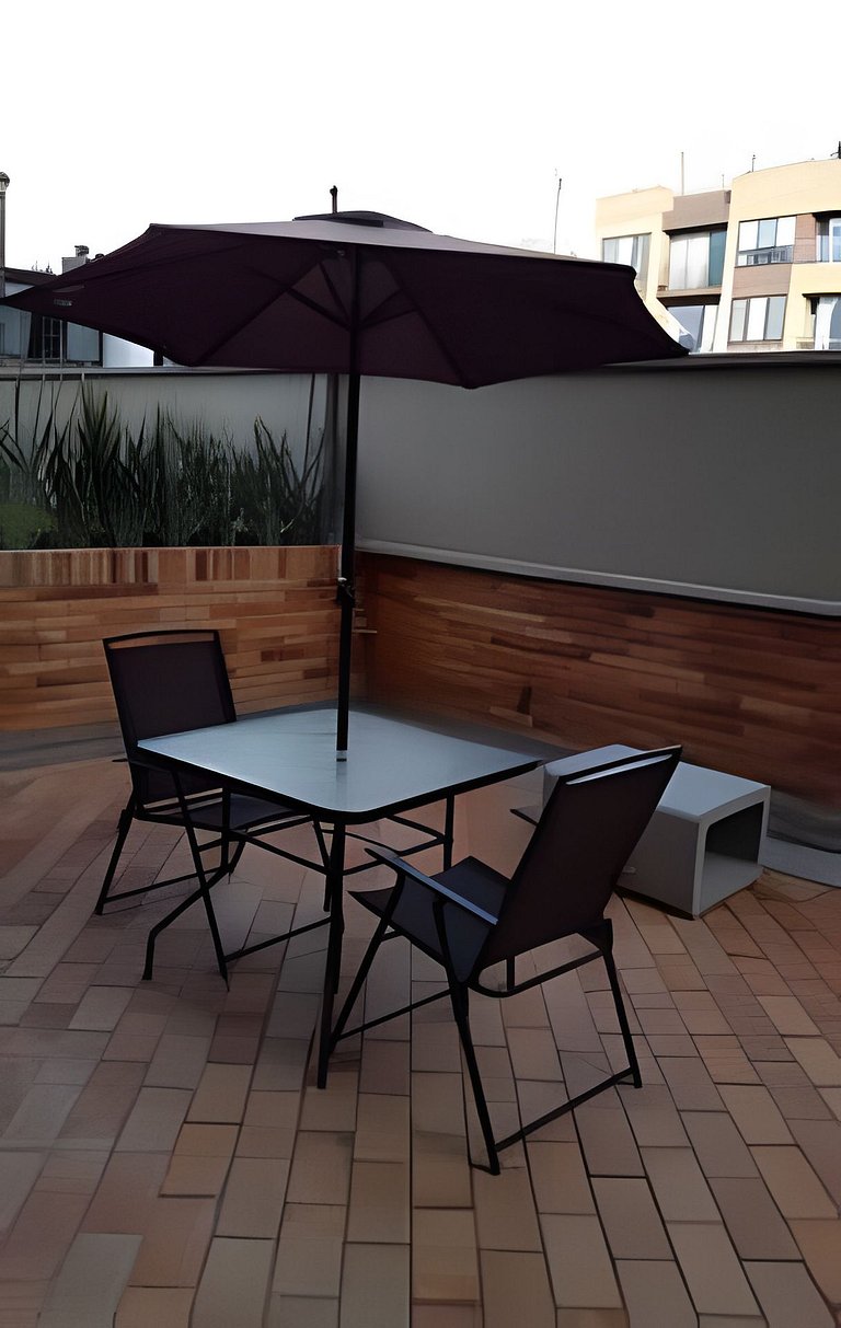 Estudio Gran Ubicación y Terraza