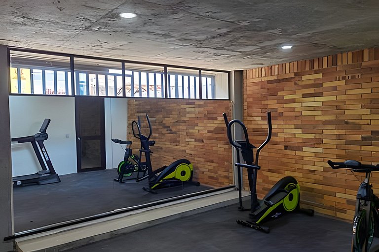 Estudio con terraza en Coliving
