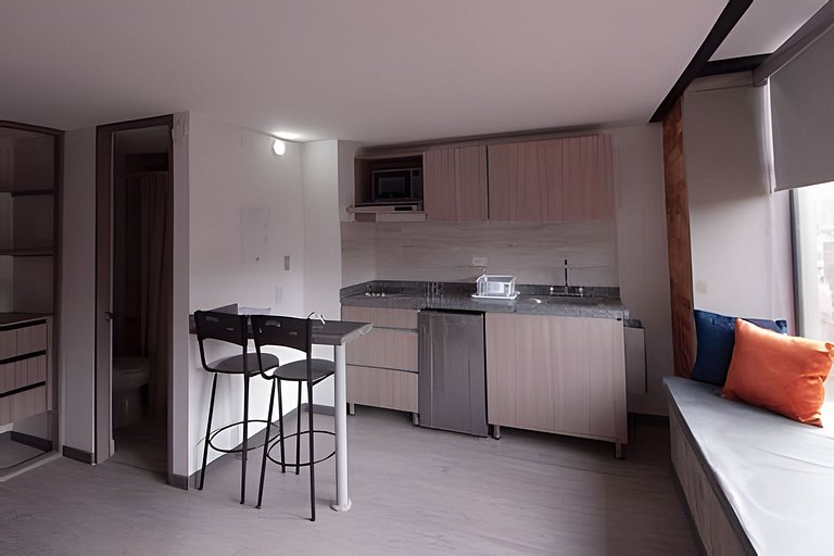 Cómodo Estudio Gran Ubicación