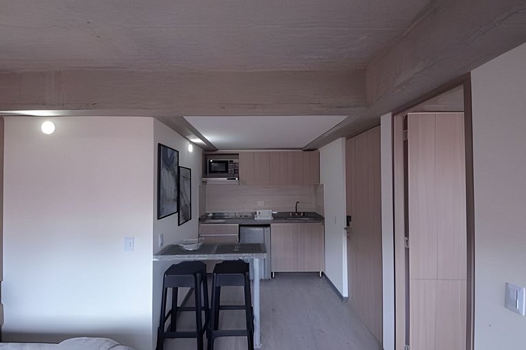 Genial Apartaestudio gran ubicación